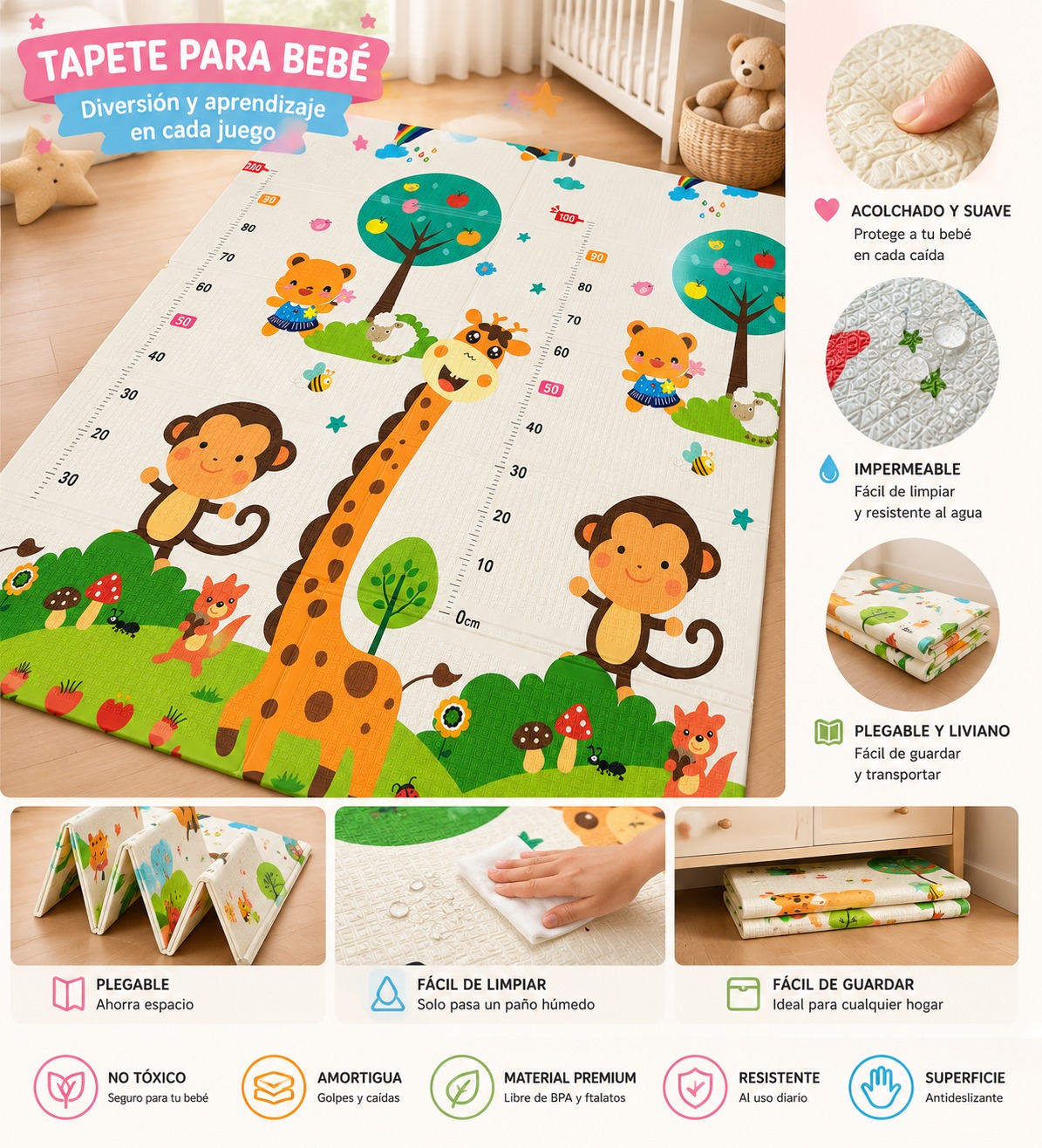 TAPETE INFANTIL PLEGABLE A2503-2157