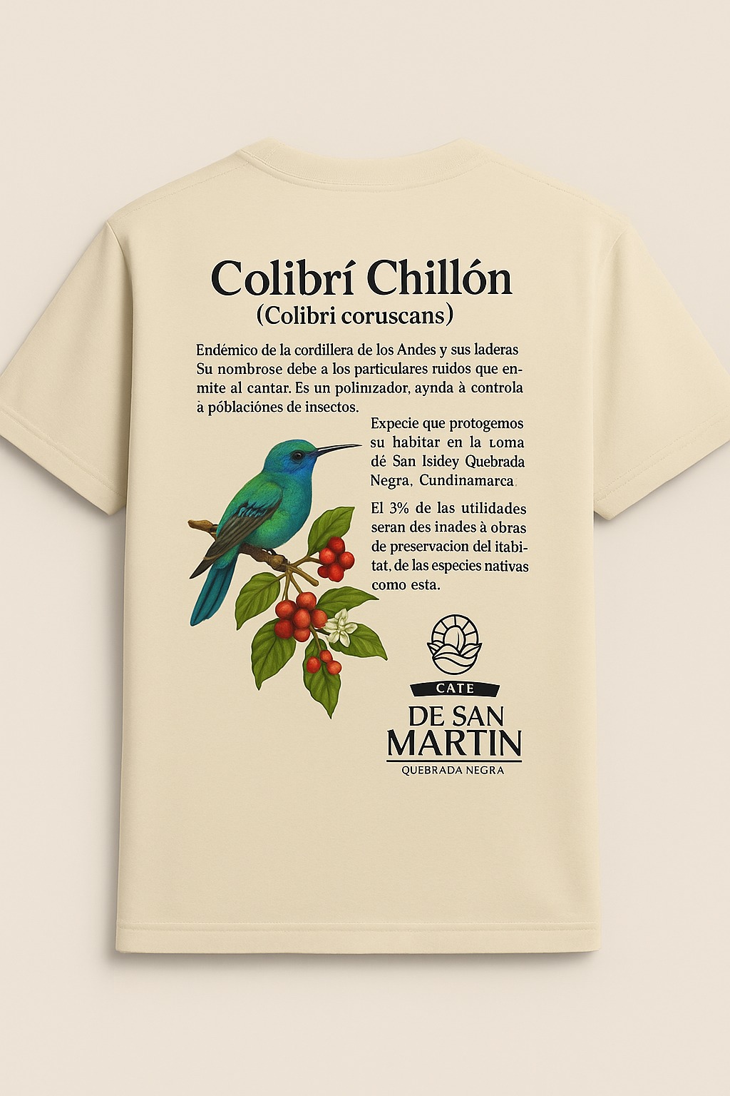 CAMISETA ALGODON CADE DE SAN MARTIN (todas las tallas )