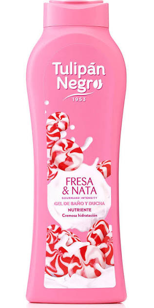 Gel de Baño Fresa y Nata Tulipan