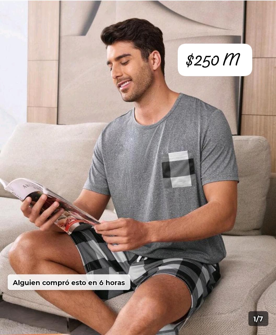 Pijama de caballero