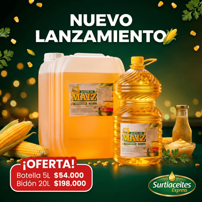 surtiaceites 100%  Maiz 20 litros