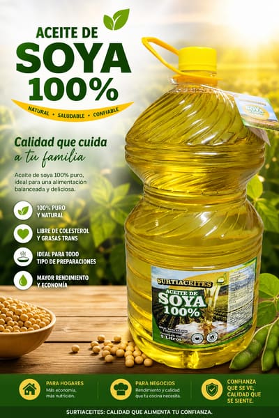 Surtiacietes Soya 100%  5 litros