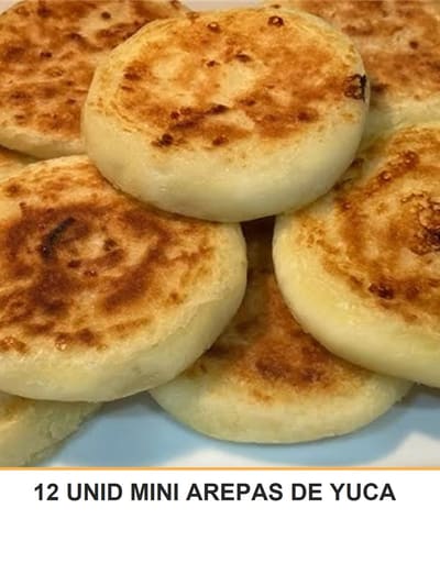 12 UNID MINI AREPAS DE YUCA