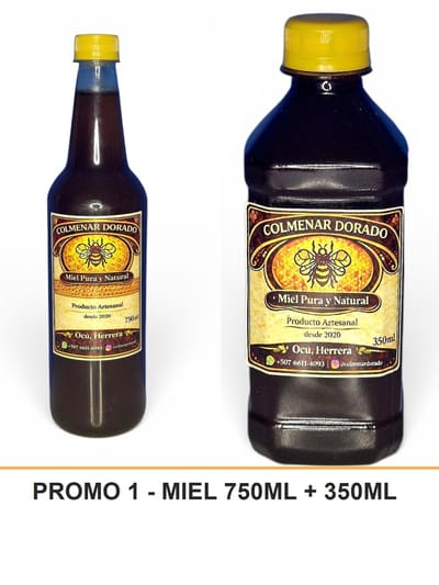 PROMO 1 - MIEL 750ML + 350ML