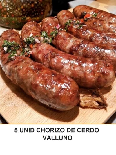 5 UNID CHORIZO DE CERDO VALLUNO