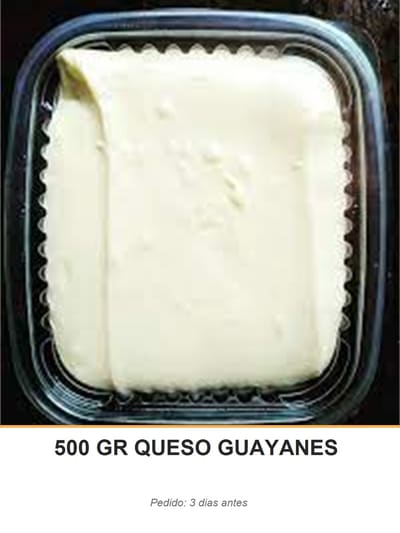 500 GR QUESO GUAYANES