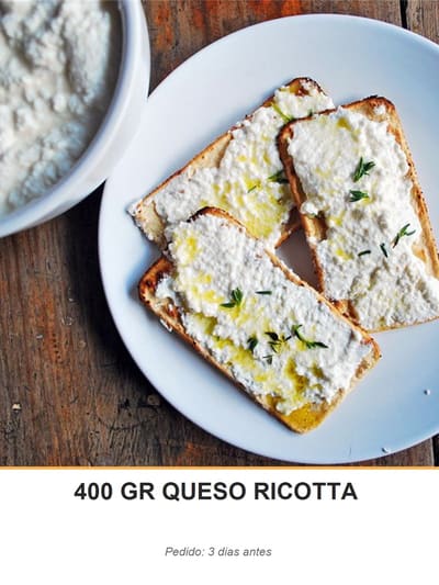 400 GR QUESO RICOTTA