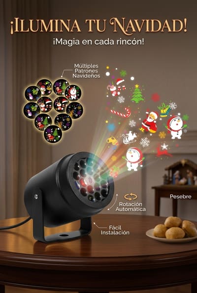 Proyector Luces Navidad