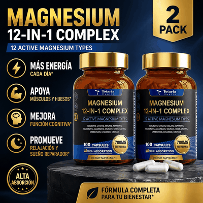 Magnesio 12 en 1 Complex | X2