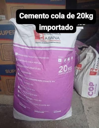 Cemento  Cola de 20 kg Importado