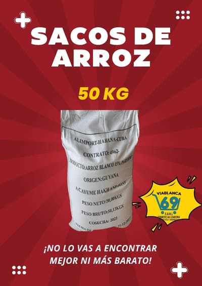 Arroz Saco  50 kg