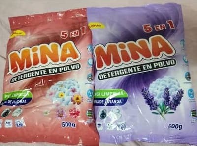 Detergente en Polvo Mina 500g