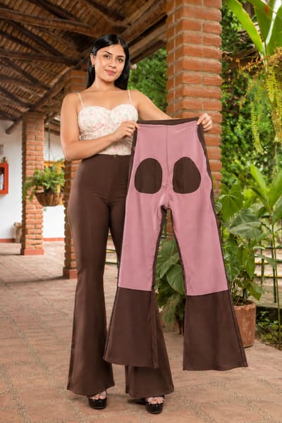 PANTALON IMPERIAL CAMPANA FAJA BROCHES