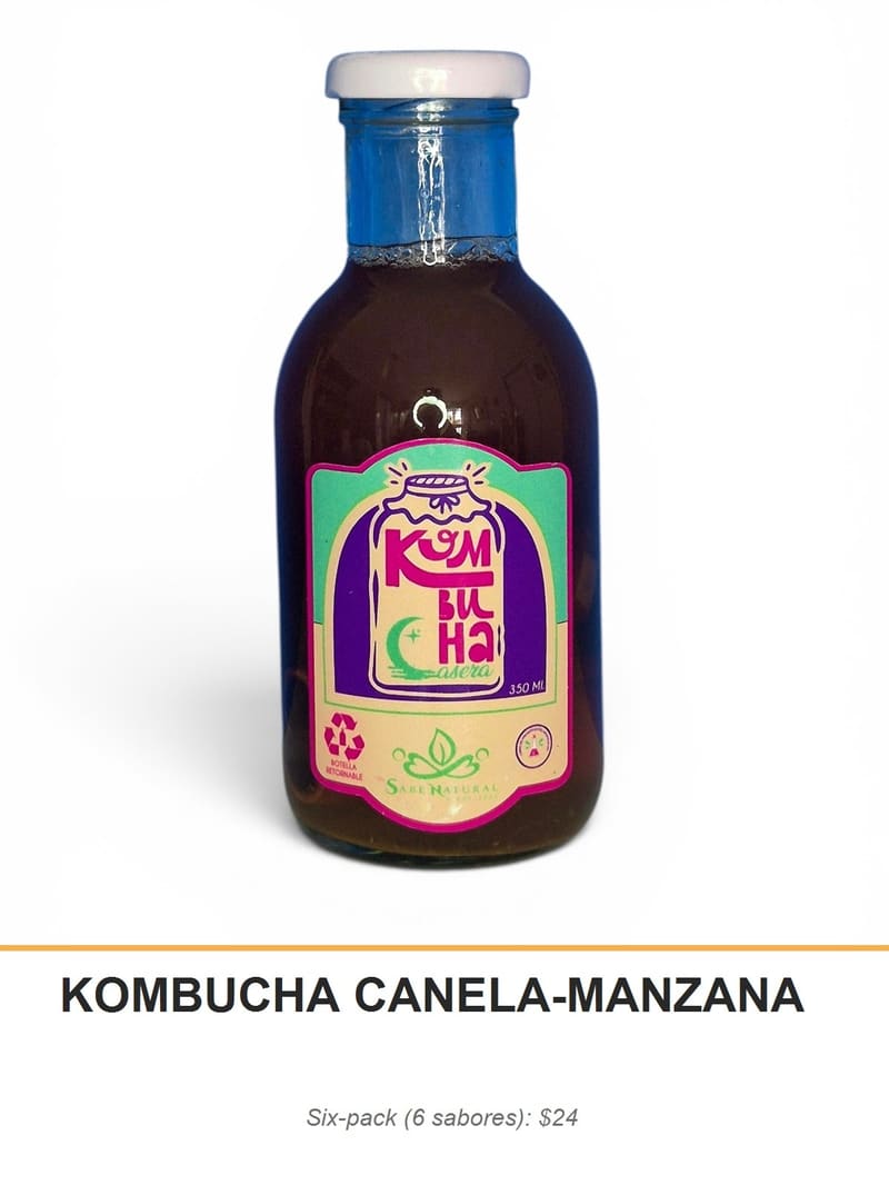 KOMBUCHA CANELA-MANZANA