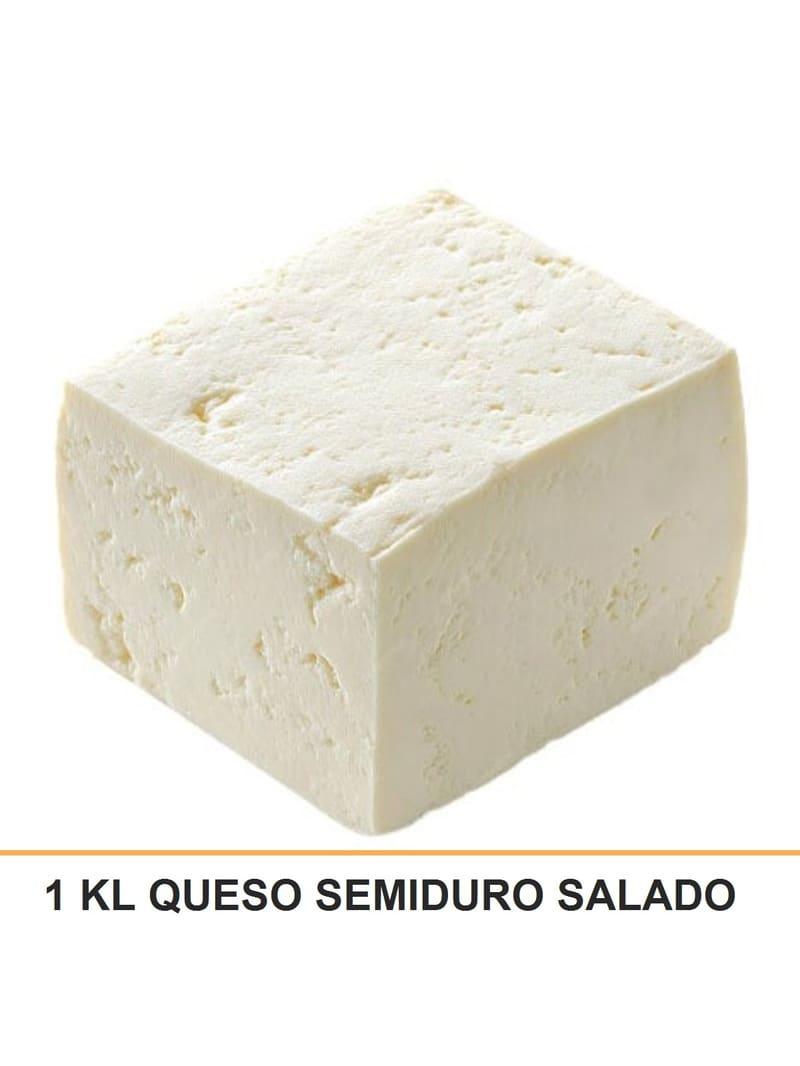 1 KL QUESO SEMIDURO SALADO