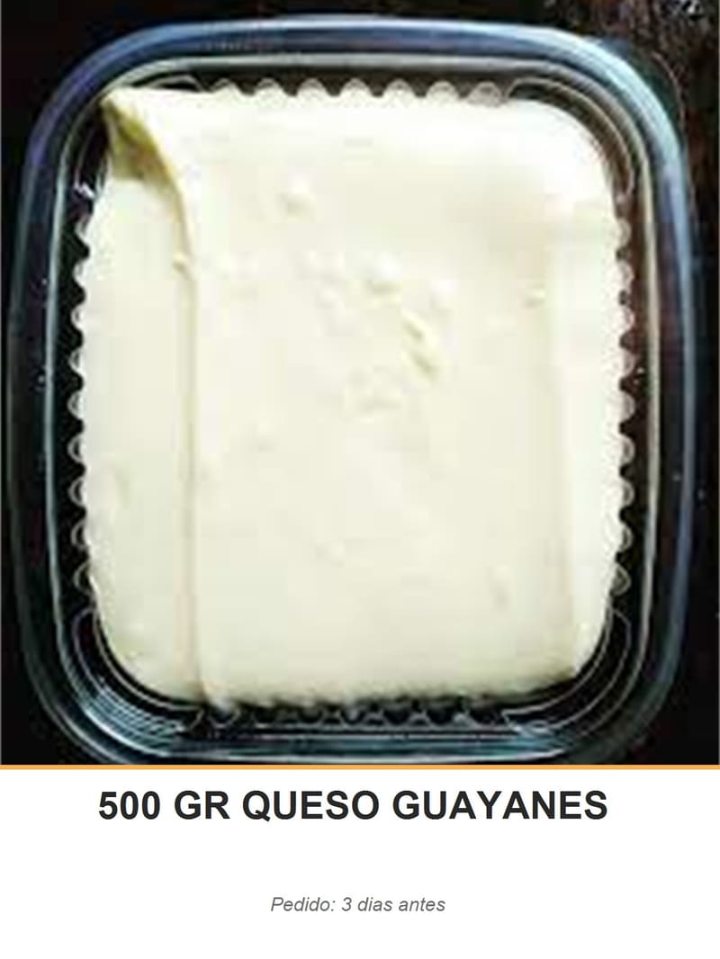 500 GR QUESO GUAYANES