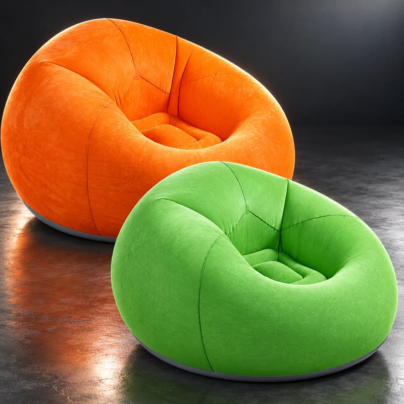 Puf Sillón Inflable Grande para Hogar