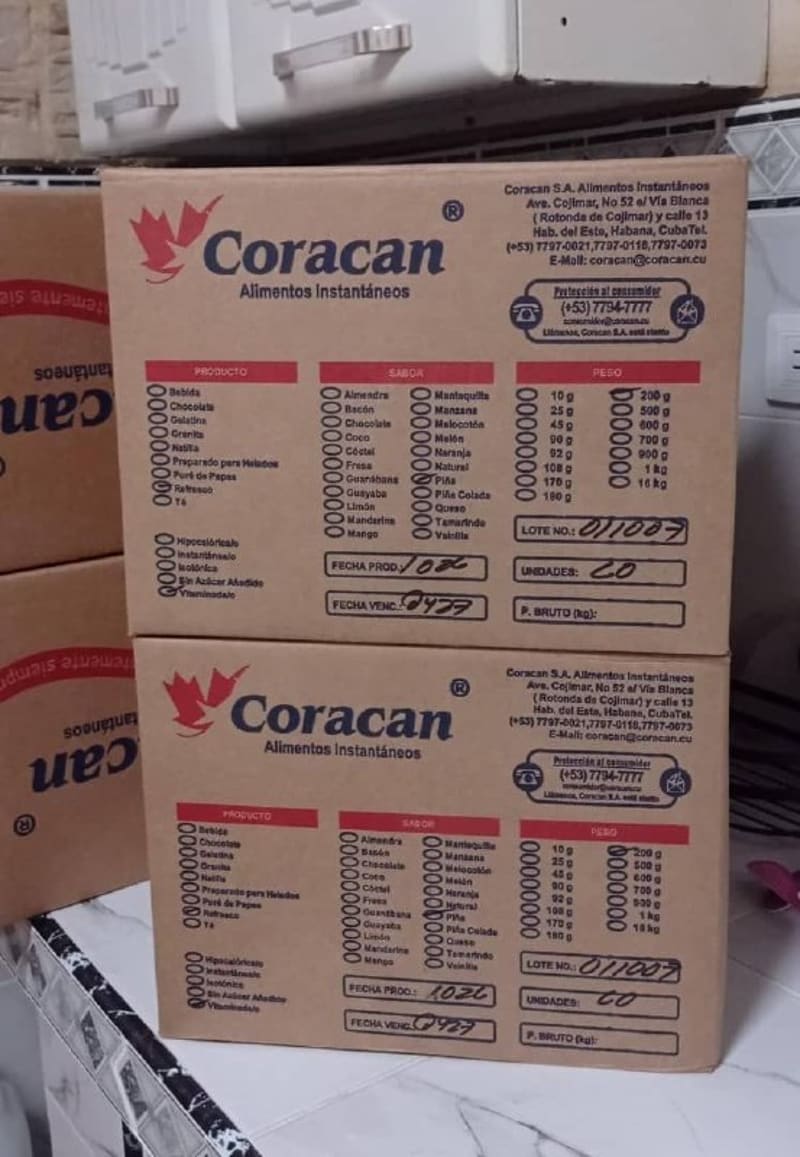Refrescos Coraca Cajas